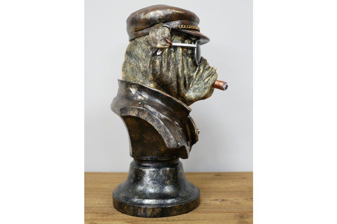 Smoking Bulldog Bust