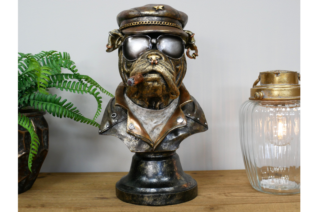 Smoking Bulldog Bust