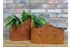 Set Of 2 Rusty Planters