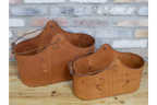 Set Of 2 Rusty Planters