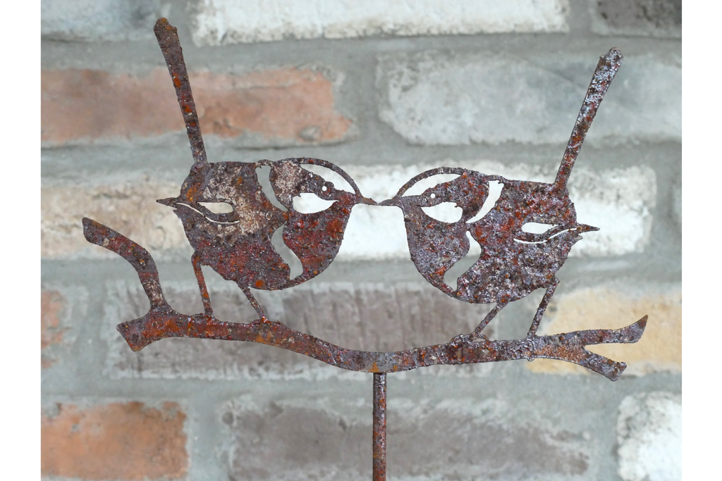 Rusty 2 Bird Stake