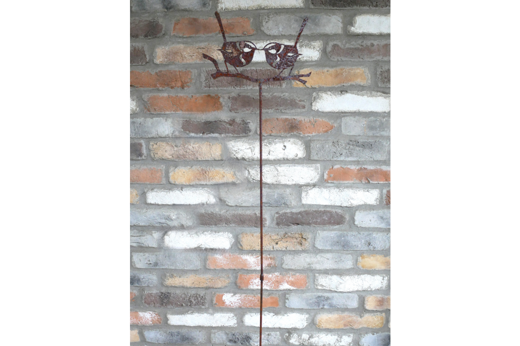 Rusty 2 Bird Stake