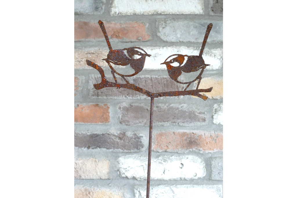 Rusty 2 Bird Stake