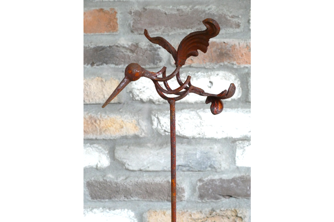 Rusty Bird Stake