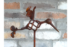 Rusty Bird Stake
