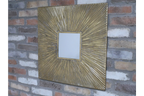 Square Sunburst Mirror