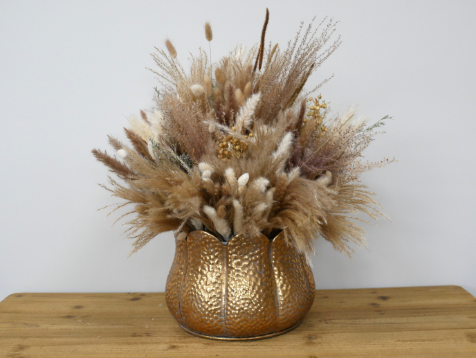 Metal Vase / Planter