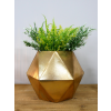 Metal Geo Vase
