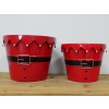 Set Of Two Santa Planters