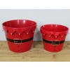 Set Of Two Santa Planters