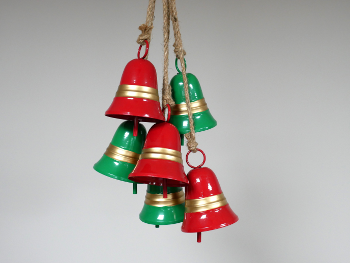 Christmas Bells On Rope