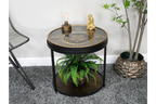 Clock With Cogs Side Table