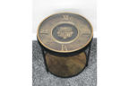 Clock With Cogs Side Table