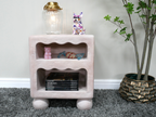 Light Pink Bedside Cabinet