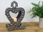 Small Heart Lantern - Grey