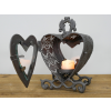 Small Heart Lantern - Grey
