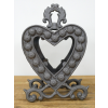 Small Heart Lantern - Grey
