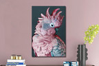 Pink Parrot Wall Art