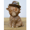 Highland Cow With A Hat