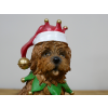 Dog With Christmas Hat