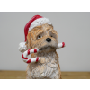 Christmas Dog With Candy Cane