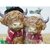 Festive Highland Cows