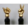 Set Of Two Hands Bottle Stoppers