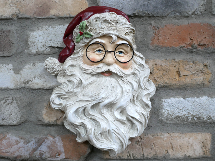 Santa Head Wall Decoration