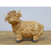 Highland Cow With Flower Headband
