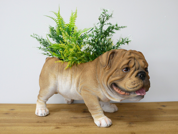 Bulldog Planter