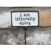 Plant Sign - Litterally Dying