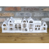 Little Row Of Houses Candle Holder