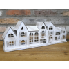 Little Row Of Houses Candle Holder