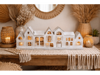 Little Row Of Houses Candle Holder
