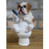 Bulldog On The Loo