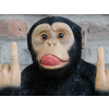 Rock n Roll Monkey Headphone Holder