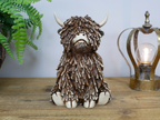 Sitting Highland Cow - Medium