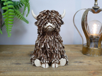 Sitting Highland Cow - Small