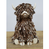 Sitting Highland Cow - Small