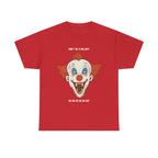 Killjoy Clown Novelty Printed T-Shirt 100% Cotton Retro Halloween Tee Red