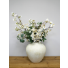 Stone Effect Metal Vase