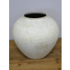 Stone Effect Metal Vase