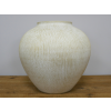 Stone Effect Metal Vase