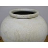 Stone Effect Metal Vase