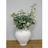 Stone Effect Metal Vase
