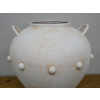 Stone Effect Metal Vase