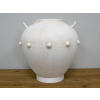 Stone Effect Metal Vase