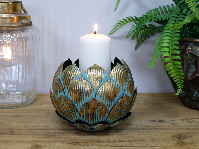 Artichoke Candle Holder