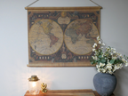Canvas Wall Art - World Map