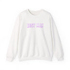 Best Nan Printed Crewneck Sweatshirt Pullover Retro 3D Nannan Grandma Granny Gift White